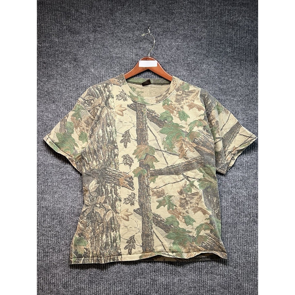 Vintage Realtree Camo Single Stitch T Shirt Size Large Made In USA‎